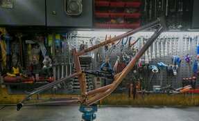 Cadre VTT Enduro en acier Reynolds 631, sur mesure fabriqué à la main en France
