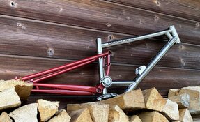 Cadre VTT de Descente DH Titane/acier pour boite de vitesse fabriqué en (…)