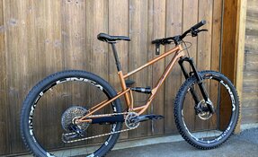 VTT 29 pouces all mountain - trail - 130mm - en acier fabriqué en France