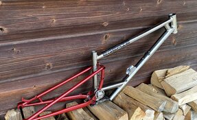 Cadre VTT de Descente DH Titane/acier pour boite de vitesse fabriqué en (…)