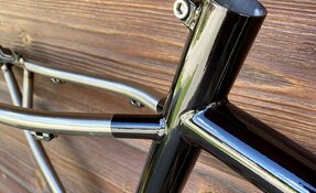 Cadre XC crosscountry en acier Fabriqué en France - Tubes Columbus et Dedacciai
