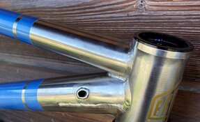 Cadre VTT endurigide titane fabriqué en France - tubes Dedacciai