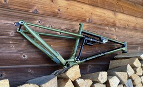 Cadre VTT tout suspendu Enduro tubes Columbus - fabriqué en France