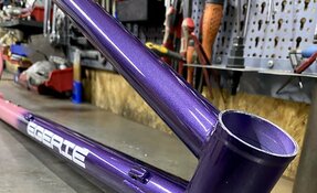 Cadre VTT en acier sur mesure fabriqué en France - hardtail endurigide enduro