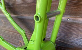 Cadre VTT enduro tout suspendu en acier fabriqué en France