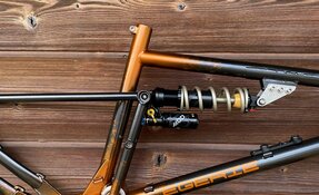 Cadre enduro suspendu acier fabriqué en France - Columbus Zona
