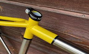 Cadre VTT endurigide titane fabriqué en France - tubes Dedacciai
