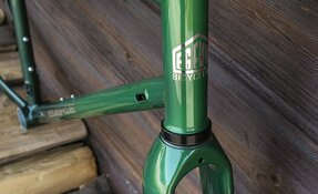 Kit cadre fourche Gravel en acier sur mesure fabriqué en France