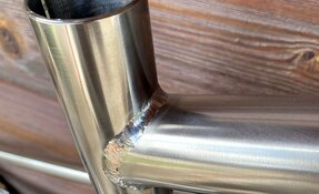 Cadre VTT Egerie tout suspendu en Titane et INOX Columbus XCR