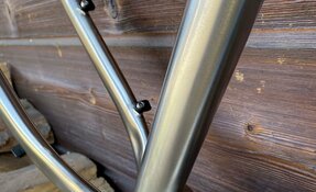 Cadre VTT endurigide titane fabriqué en France - tubes Dedacciai