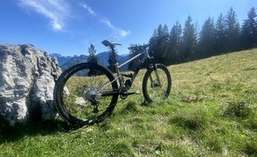 Prototype cadre VTT All Mountain - Trail - triangle avant Titane triangle (…)