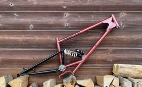 Cadre VTT Enduro pour boite de vitesse - en acier - fabriqué en France