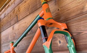 Cadre et fourche FATBIKE - BIG FAT - peinture perso intégrale