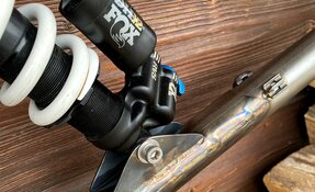Cadre Descente DH acier fabriqué en France - Downhill frame