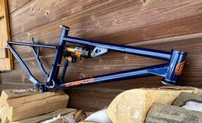 Cadre VTT enduro sur mesure en acier fabriqué en France