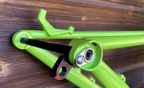 Cadre VTT enduro tout suspendu en acier fabriqué en France