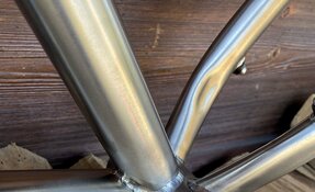 Cadre VTT endurigide titane fabriqué en France - tubes Dedacciai