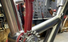 Cadre VTT de Descente DH Titane/acier pour boite de vitesse fabriqué en (…)