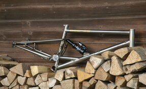 Cadre Enduro High Pivot Titane/Crmo fabriqué en France