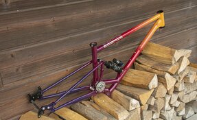 Cadre Enduro 160mm pour boite de vitesse, en acier, fabriqué en France