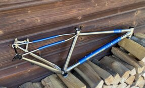 Cadre VTT endurigide titane fabriqué en France - tubes Dedacciai