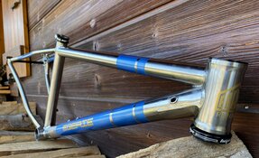 Cadre VTT endurigide titane fabriqué en France - tubes Dedacciai