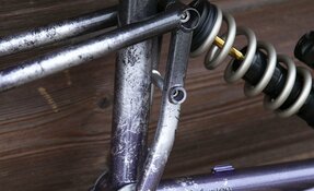 Cadre Enduro 160mm en acier sur mesure fabriqué en France